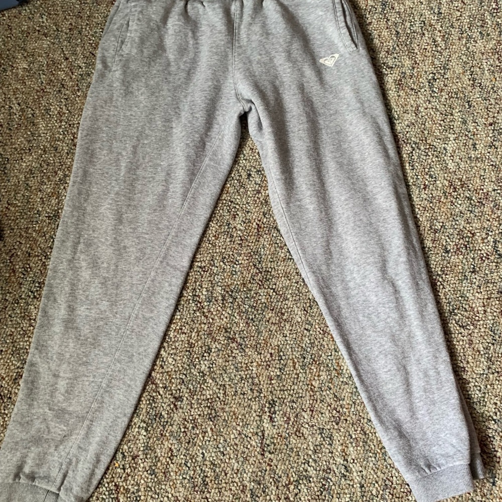 Roxy Light Gray Kids Joggers
